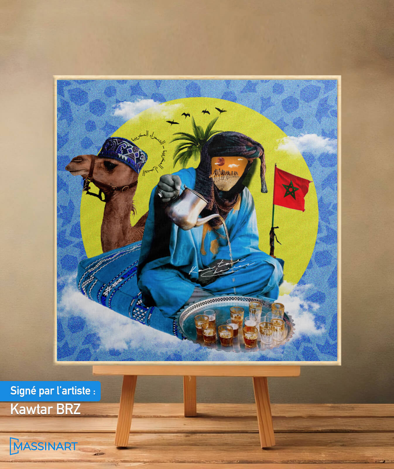 Atay Sehraoui - signé par l'artiste Kawtar BRZ.